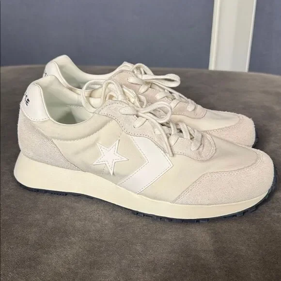 Converse Omega Unisex Gender Inclusive Beige White Sneakers Size 9 Unisex NEW - Picture 4 of 16